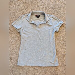 Ariat S/S Polo Shirt in Gray Size Medium